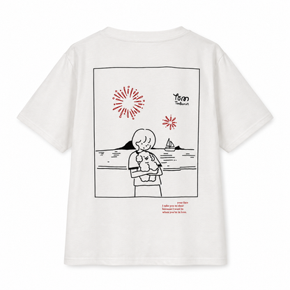 日本直送｜Girl firework Tee