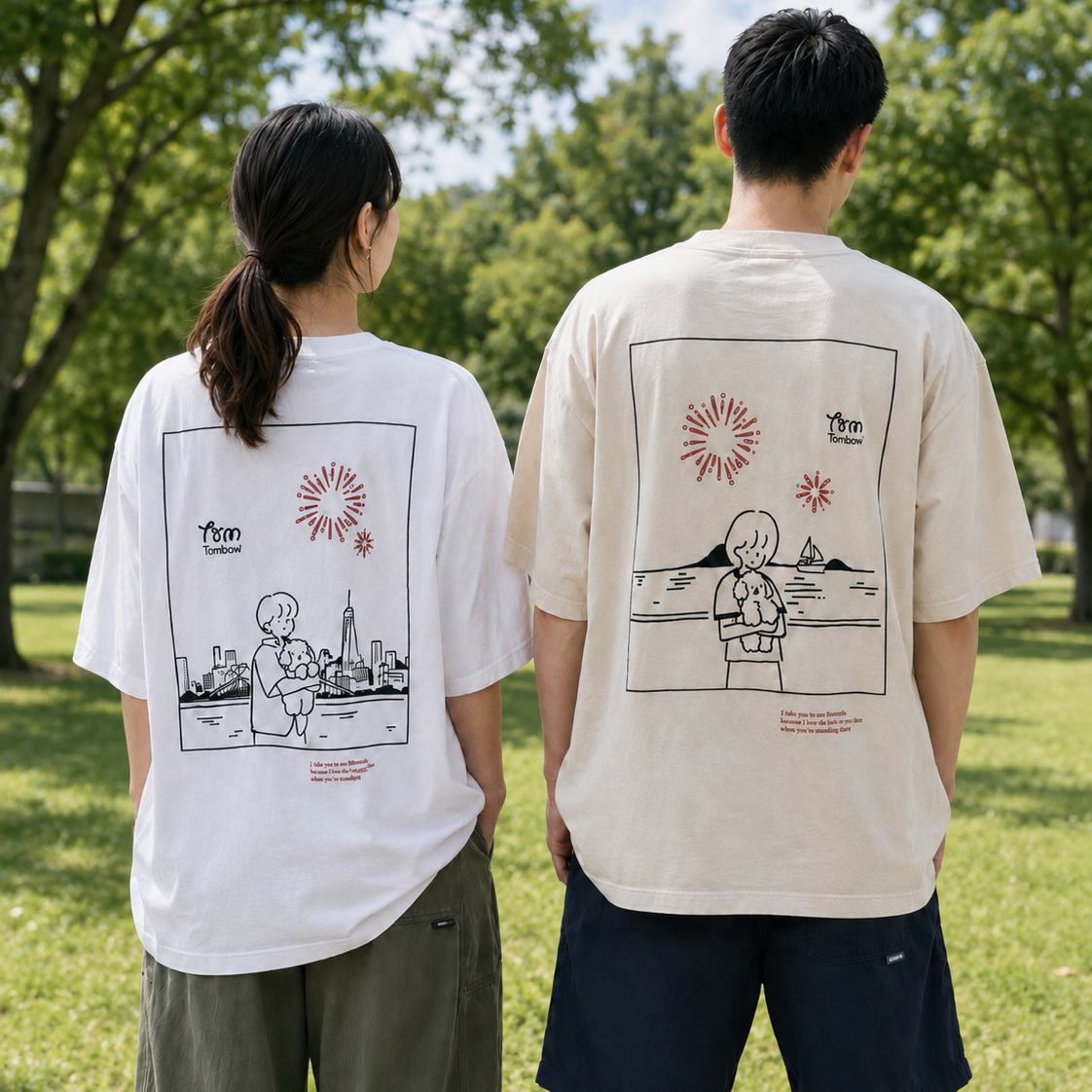 日本直送｜Girl firework Tee