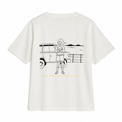 日本直送｜Girl driving Tee