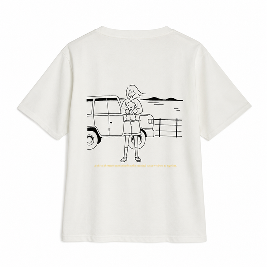日本直送｜Girl driving Tee