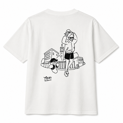 日本直送｜Girl running Tee
