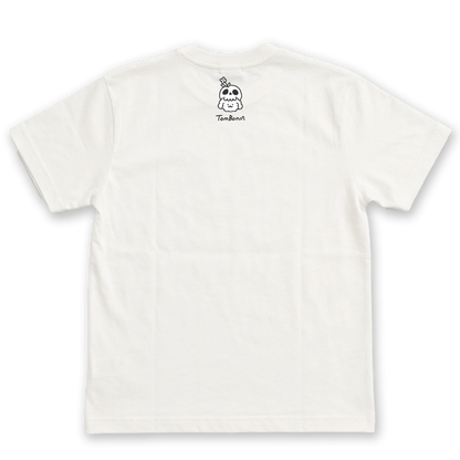 TomBonia 萬聖節限定Tee 白色・背面骷髏Muck