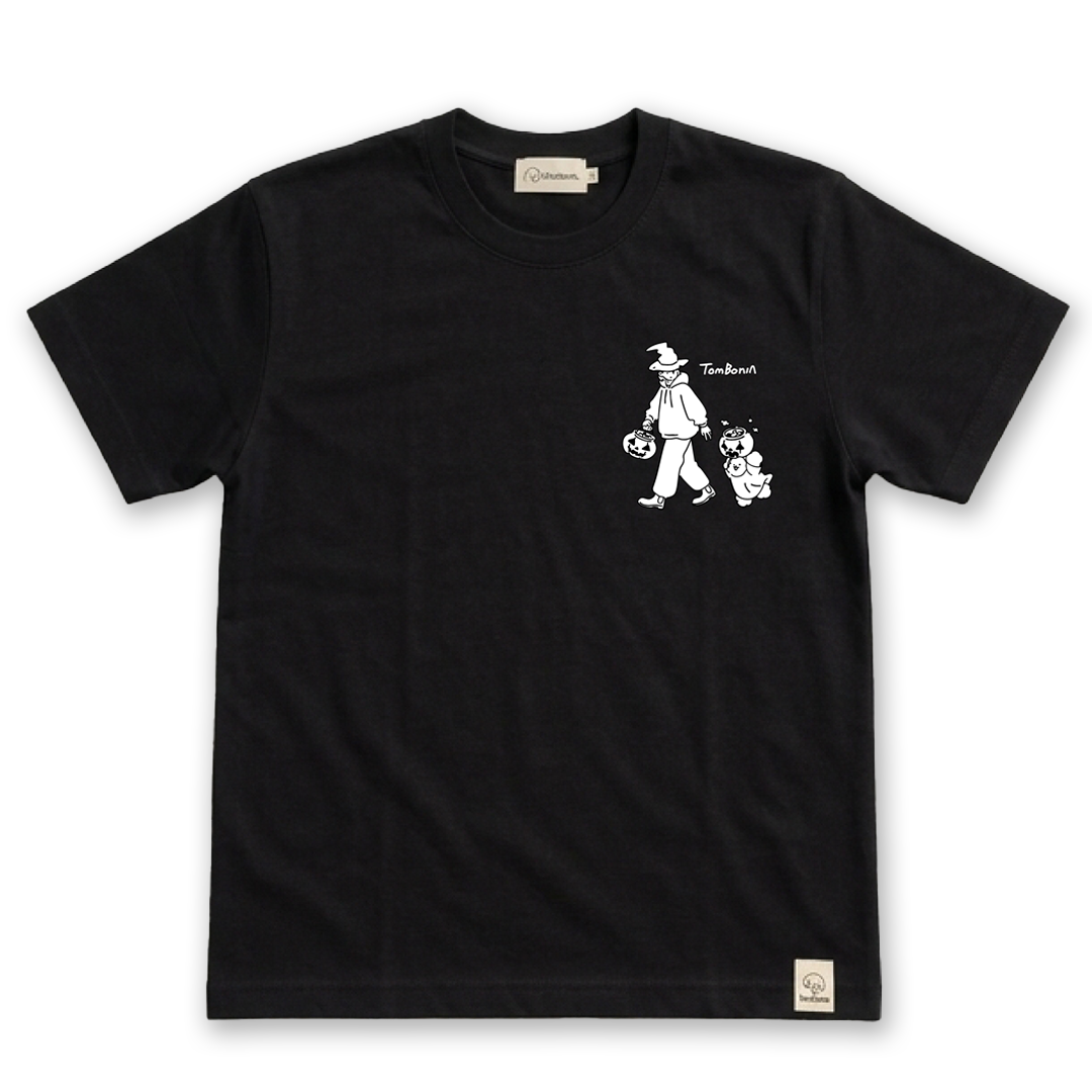 TomBonia 萬聖節限定Tee 黑色・正面