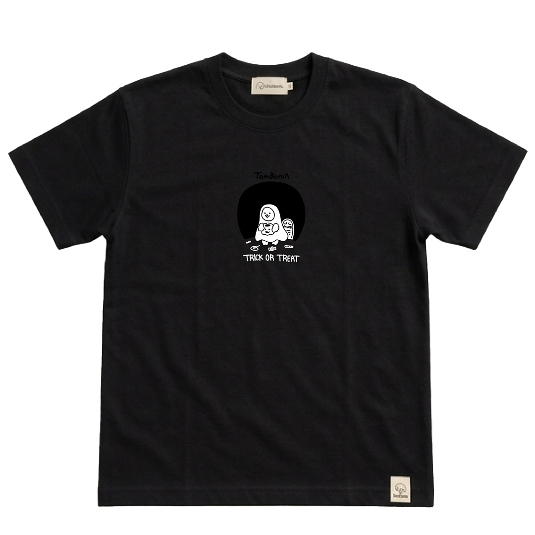 TomBonia 萬聖節限定Tee 黑色・正面