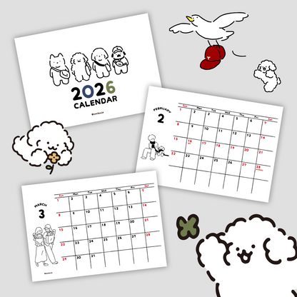 桌曆｜2026桌曆
