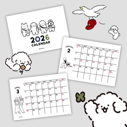 桌曆｜2026桌曆